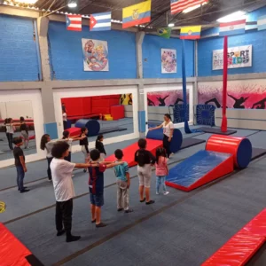 Acrobacia en telas